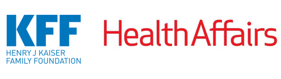 Logo for health affairs and kff